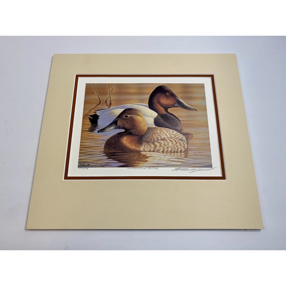 2000 Nevada State Duck Stamp Print Only Signed Clifton Conservation Edition READ